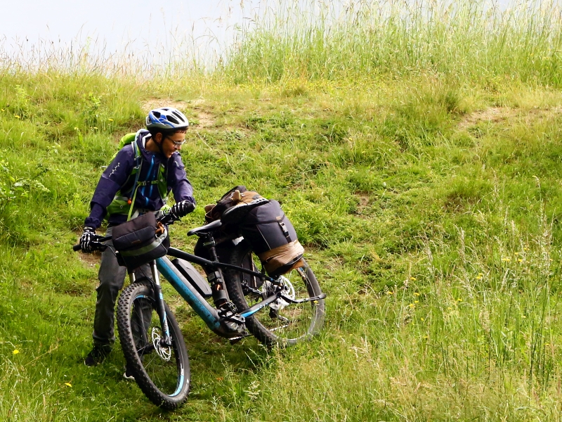 Der Umgang mit einem eBike sollte vorher geübt werden.