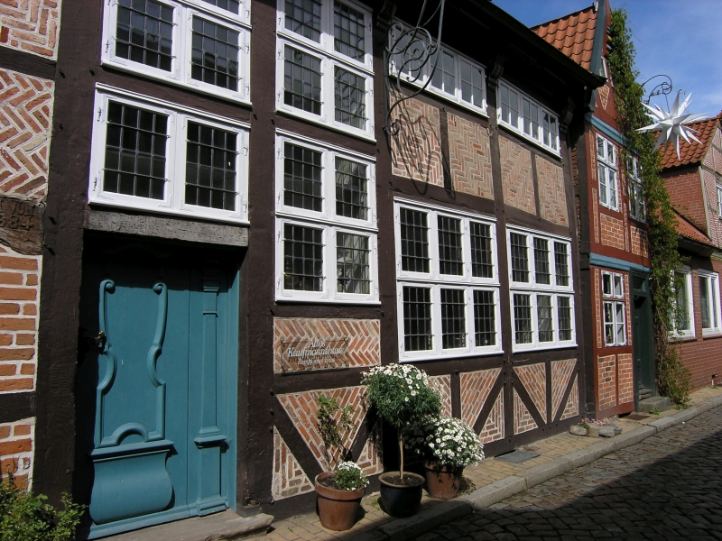 Historische Bauten in Lauenburg, Elbstadt.