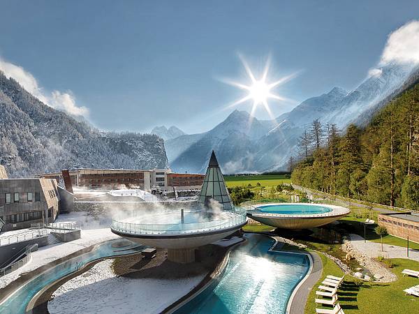 Erholsamer Familienurlaub im Aqua Dome im Ötztal. © Alexander Maria Lohmann/Aqua Dome 