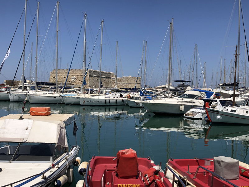 Der venezianische Hafen in Herakion, Kreta
© Sabine Weber