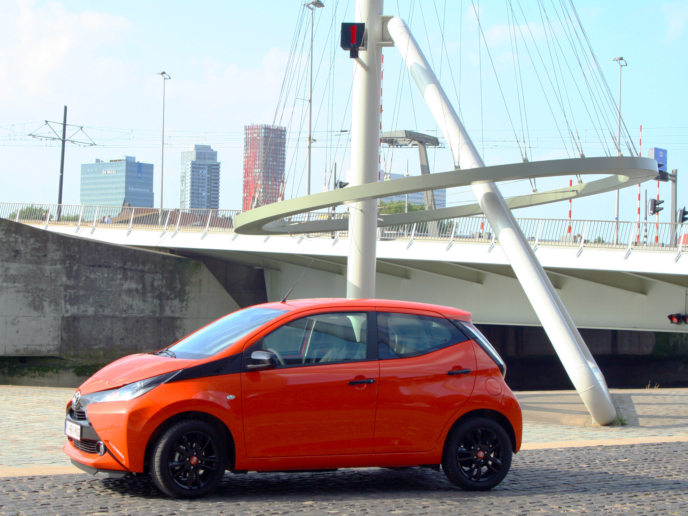 Toyotas neue Nr. 1: Der AYGO 2014, hier in Pop Orange. © Dagmar Köhler