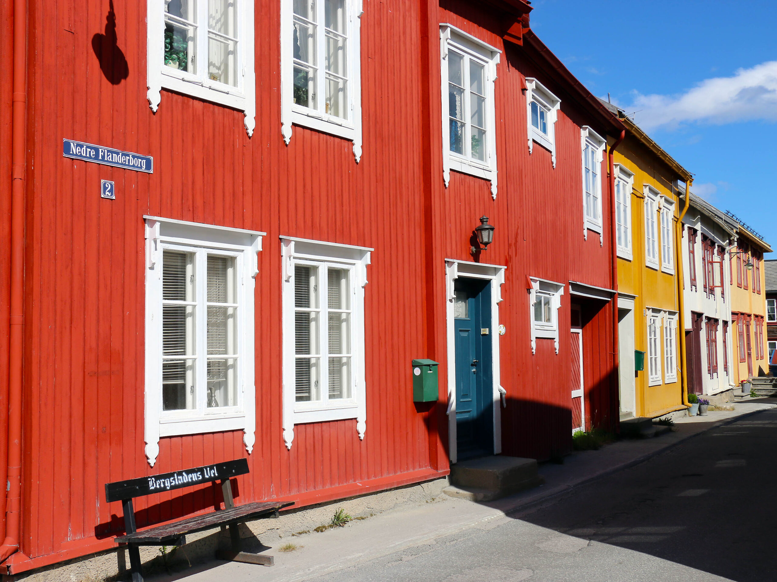 Die Straße im Stadtteil Flanderborg führte direkt zur Grube. © Dagmar Köhler