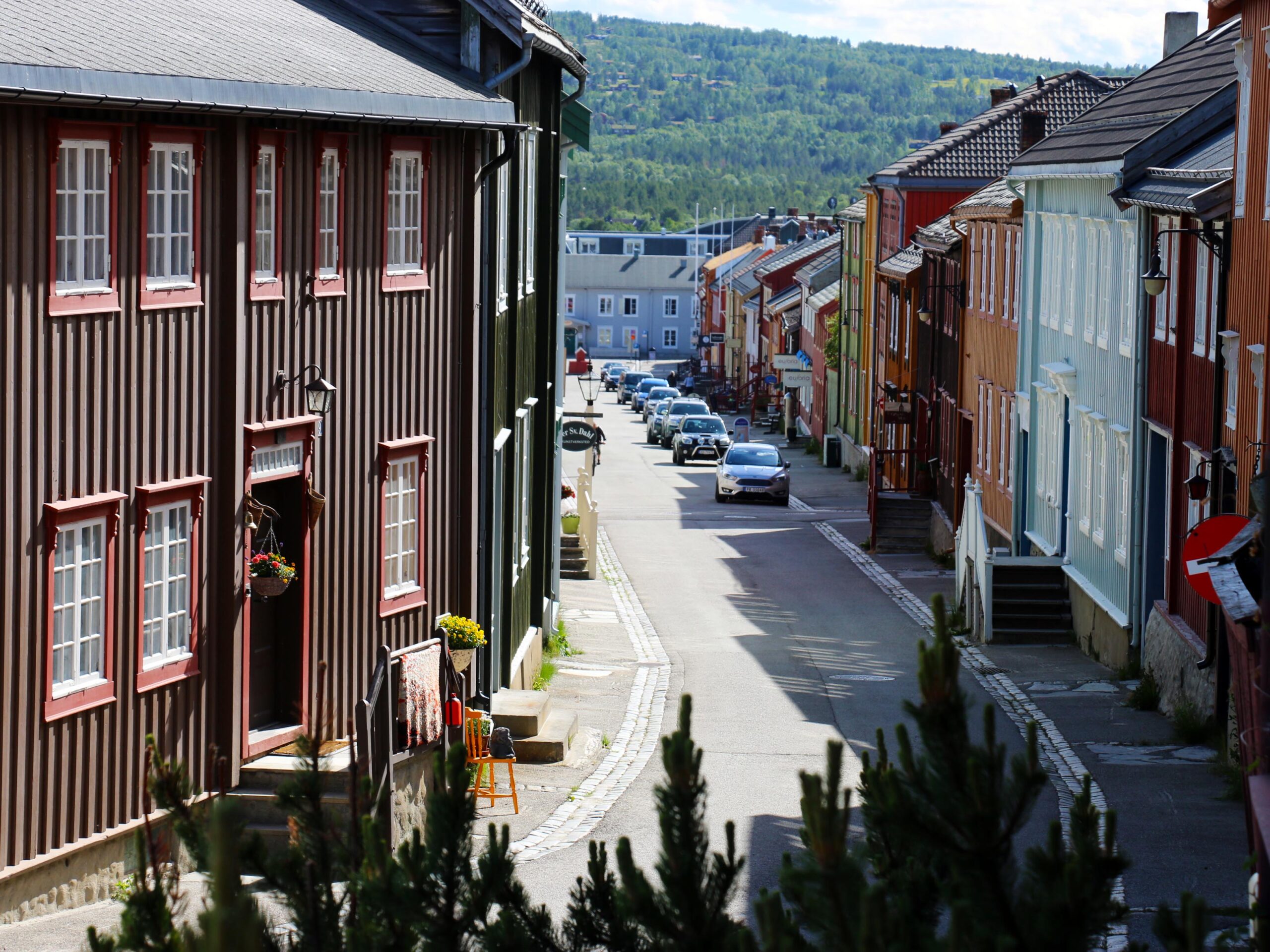 Das Direktorenhaus der Røros Grube am Kopf der Bergmannsgata. © Dagmar Köhler