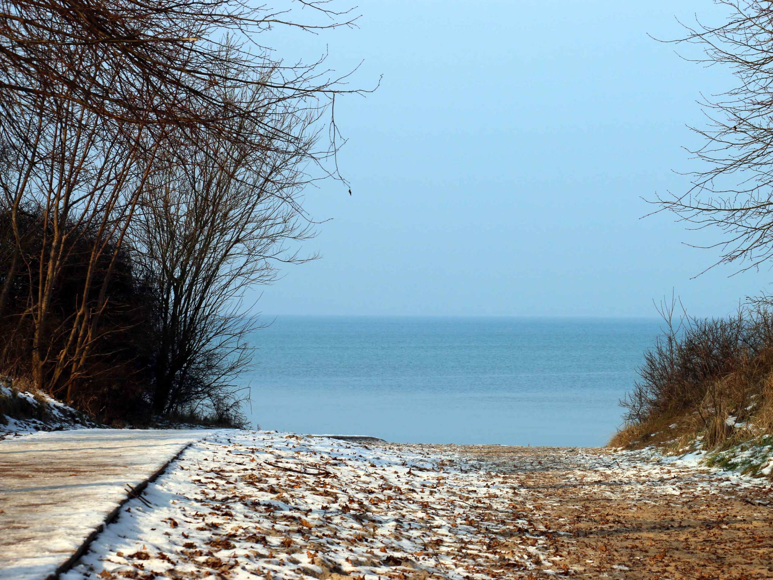 Zugang zum Naturstrand an der Ostsee © Dagmar Köhler