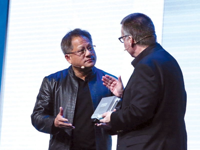 Dr. Jen-Hsun Huang, Mitbegründer und CEO von Nvidia vertraut der künstlichen Intelligenz. (c) Andreas Burkert