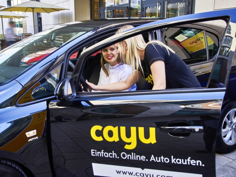 Cayu ermöglicht auch eine Probefahrt vor dem Kauf. (c) Opel