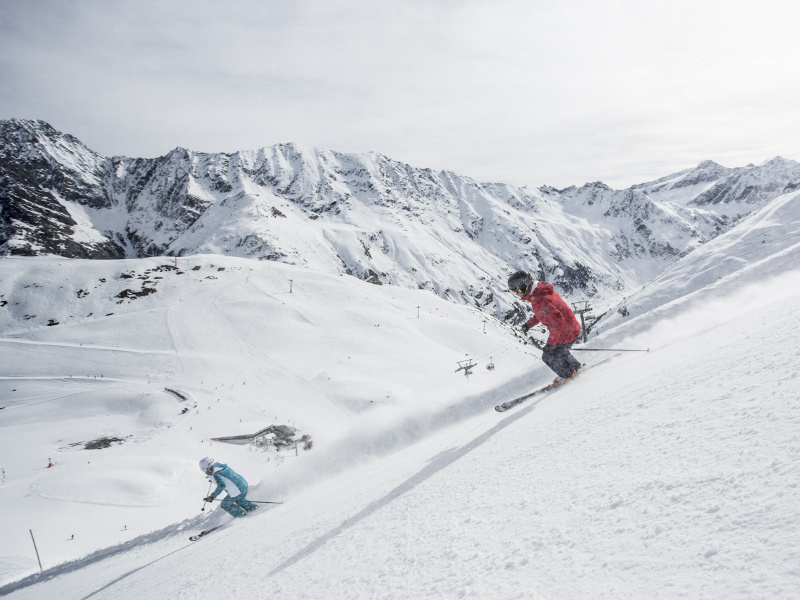 Das höchste Ski-Gebiet in Tirol. (c) © Daniel Zangerl/Pitztaler Gletscher